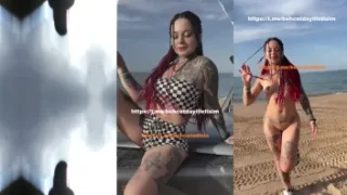 Yağmur Şimsek Sahilde jeeple çektiği onlyfans videosu